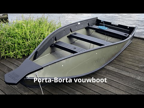 Porta-Bote 12ft Vouwboot Compact, Licht & Compleet met Suzuki DF4 Motor