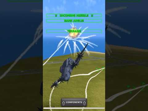 Mc 400 tries evading the last missile#aviation #airplanecrash #crash  h