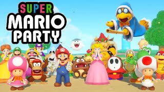 Super Mario Party - Full Game 100% Walkthrough (All Gems - 4 Players)