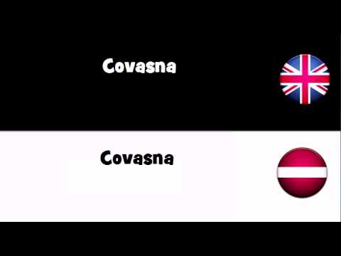 VOCABULARY IN 20 LANGUAGES = Covasna