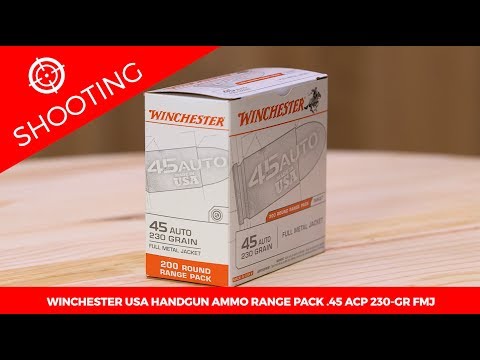 Winchester USA Handgun Ammo Range Pack .45 ACP 230-gr. FMJ