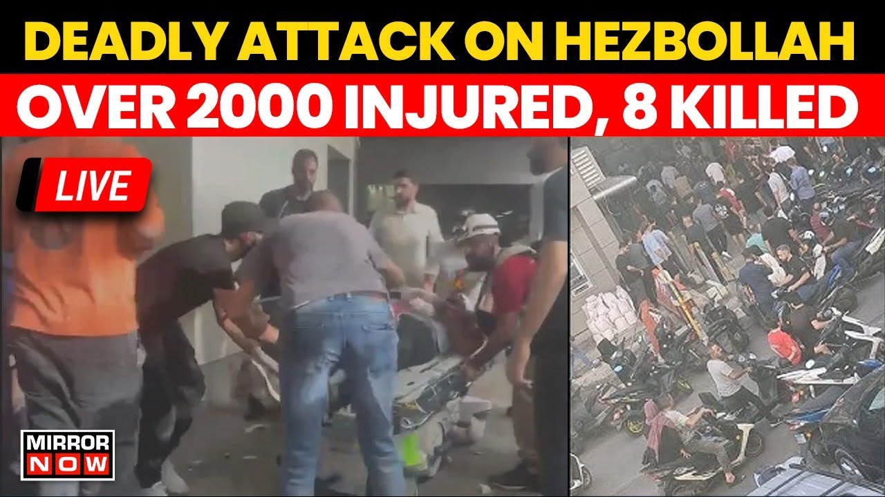 Hezbollah War LIVE | Many Dead, Over 2000 Injured In Pager Explosions | Israel War LIVE