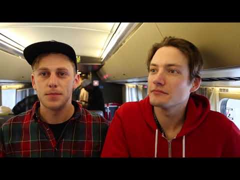 The Dirty Nil’s Kyle Fisher and Luke Bentham on board the Juno Express