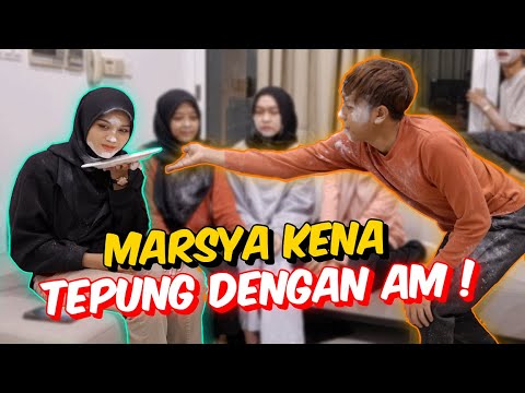 MARSYA KENA TEPUNG DENGAN AM ! - RAHIM GEL4K !