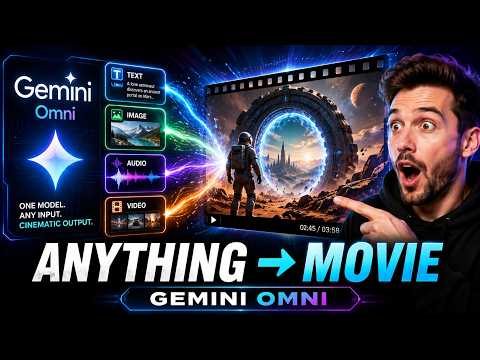 Google Gemini Omni Just Changed AI Video Forever — Turn Anything Into a Movie