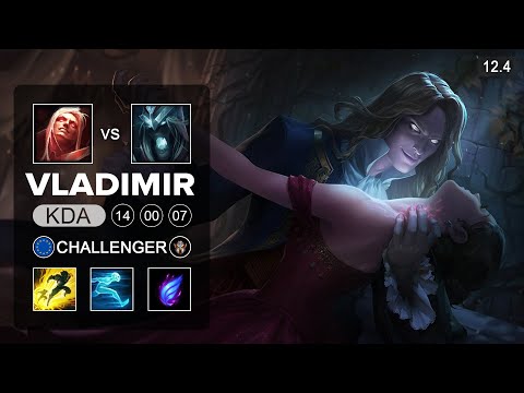 Elite500 Vladmir Mid vs Karthus - EUW Challenger - Season 12 Patch 12.4