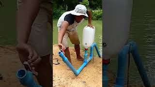 Download lagu I turn PVC pipe into a water pump no need electric power easy way life hacked at home 24 mp3
