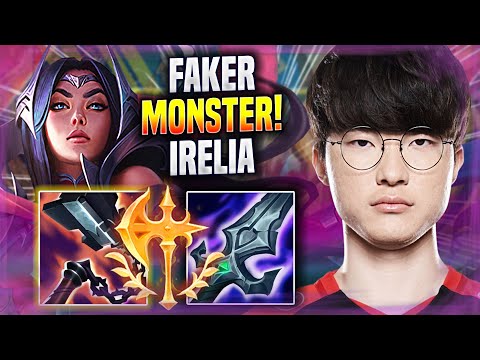 FAKER IS A MONSTER WITH IRELIA! - T1 Faker Plays Irelia MID vs Orianna! | Season 2022