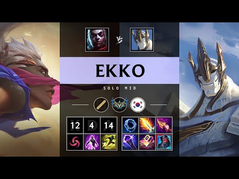 Ekko Mid vs Galio - KR Challenger Patch 25.17