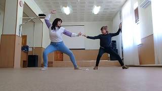 #arinagrano & #nataliagrano #dance #step