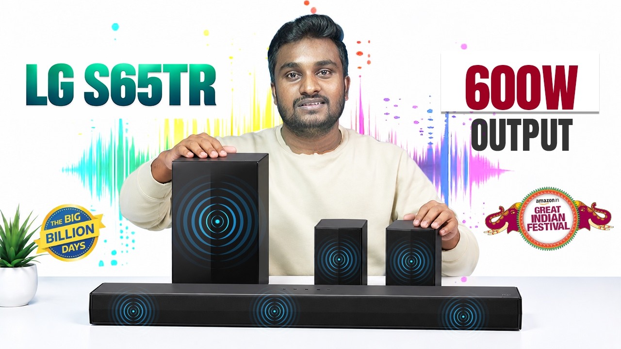 LG S65TR 5.1 Soundbar 600W🔥Best Home Theatre Under ₹22K?