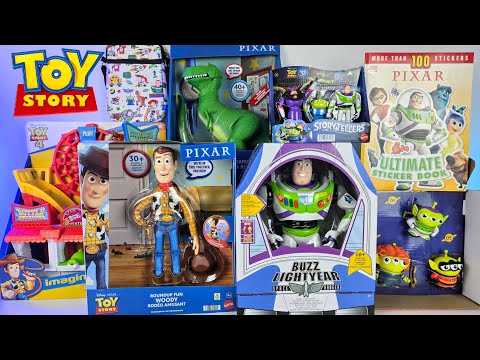 Unboxing and Review of Disney Pixar Toy Story Toys! Woody and Buzz Lightyear