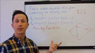 How to Find the Scalar Equation of a Plane
