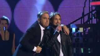 Kevin Walker, Elin Bergman och Robbie Williams - Shine my shoes - Final Idol Sverige 2013 (TV4)