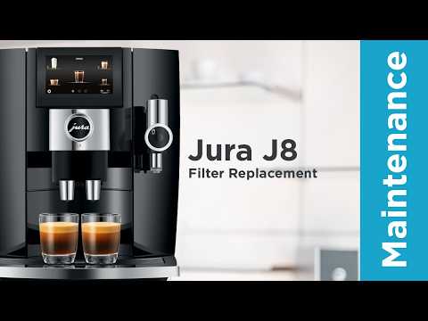 Part of a video titled JURA J8 | Filter Replacement - YouTube