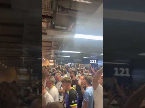Spurs fans singing Gimmie Gimmie a ginger from Sweden #spurs #tottenham #kulusevski