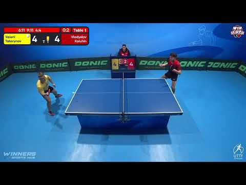 22:00 Valerii Tatarynov 0 - 3 Vladyslav Kaluhin West 5 WIN CUP 22.11.2022 | TABLE TENNIS WINCUP