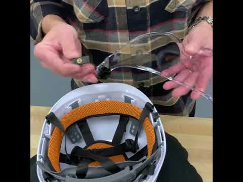 Klein Tools Visera de casco duro VISORGRAY, tinte gris, se adapta a cascos  de seguridad Klein Tools (números de gato 60145, 60146, 60147, 60148