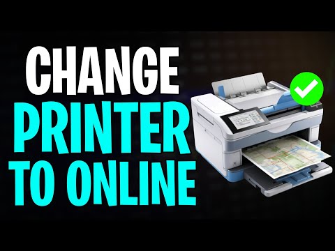 How to Change a Printer from Offline to Online in Windows 10/11 - 2026 Tutorial ✅