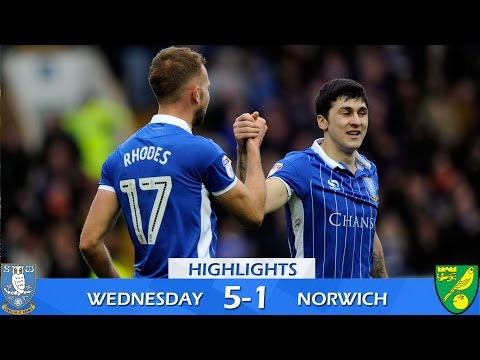 Sheffield Wednesday 5 Norwich City 1 | Extended highlights | 2016/17