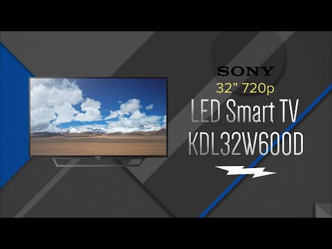 Sony 32 Black LED 720P Smart HDTV KDL-32W600D - Overview