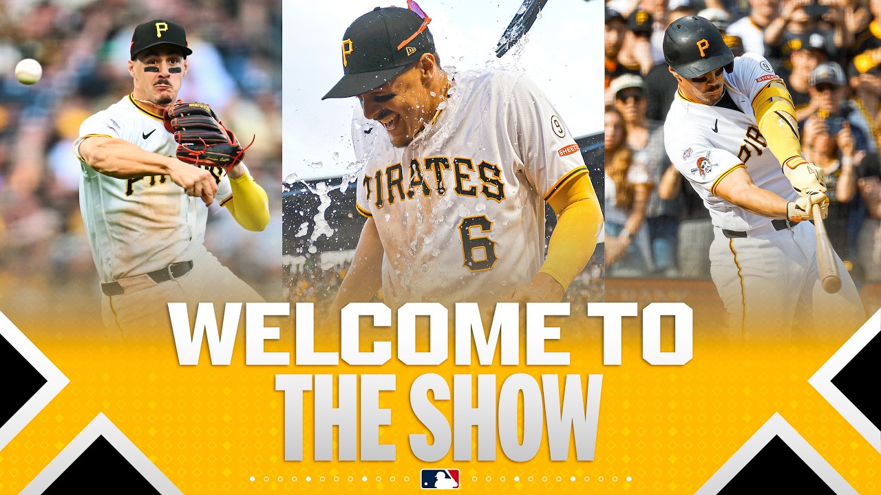 FULL DEBUT: MLB's No. 1 prospect Konnor Griffin collects a hit in his 1st AB 🤩 | MLB Highlights