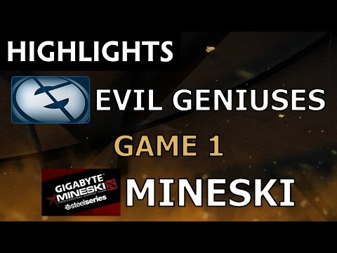 Evil Geniuses vs Mineski [Game 1] The Manila Major 2016 - Dota Highlights