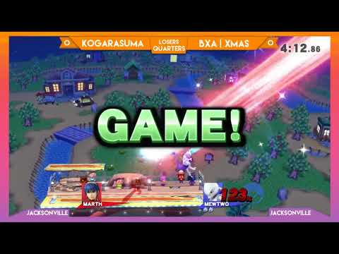 Jax Smash Weekly 5/3 - Kogarasuma(Lucina) vs. BxA | Xmas(Mewtwo) Losers Quarters