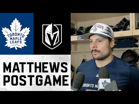 Auston Matthews | Post Game vs Vegas Golden Knights | January 15, 2026