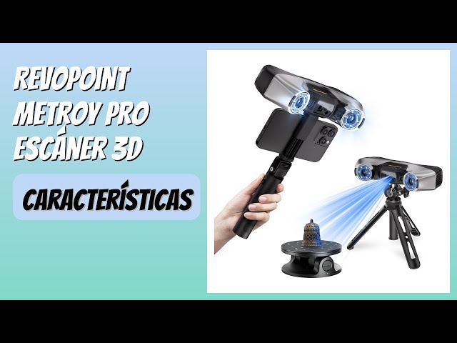 Vídeo relacionado con Revopoint MetroY Pro Escáner 3D para Impresión 3D, 5 Modos de Escaneo, Precisión hasta 0,01 mm, Escáner Portátil Láser Azul Industrial 34+15+1, Campo Completo de 62 Líneas, Vista Previa en Tiempo Real