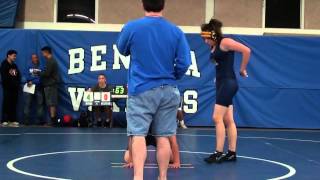 preview picture of video 'Benicia Middle School Wrestling 1/28/14'