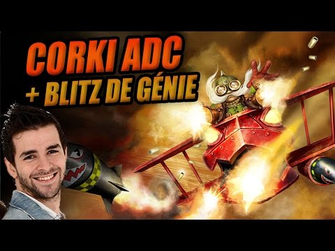 CORKI ADC Bot Skyyart =OMG! Le Support @Génie qui carry ma Botlane ! [LoL Gameplay FR]