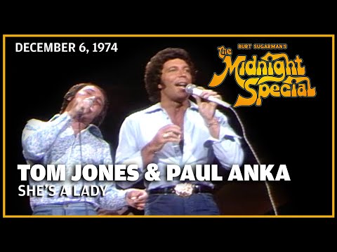 She's a Lady - Tom Jones & Paul Anka | The Midnight Special