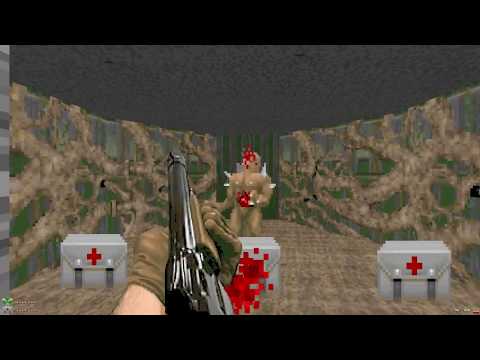 Doom II Level 1: Entryway, Ultra-Violence 100% Everything