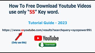 Download lagu How To Free Download Youtube Videos use only SS - Tutorial Guide 2023 mp3 Download lagu How To Free Download Youtube Videos use only SS - Tutorial Guide 2023 mp3