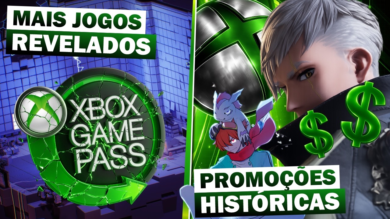 Loucura! Novas OFERTAS Históricas no XBOX e REVELAÇÕES do Game Pass!