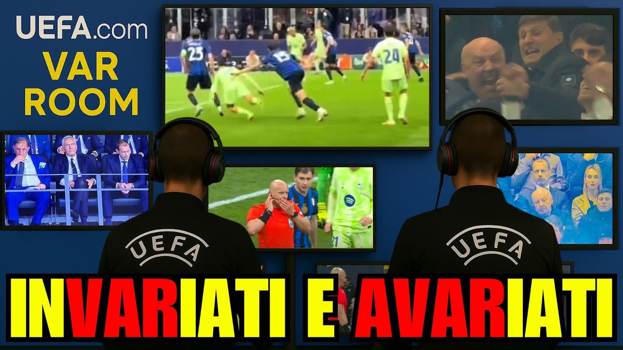 INTER-BARÇA, SCOPPIA IL CLAMOROSO GIALLO DESIGNAZIONI: INCREDIBILE SCOPERTA SU VAR E AVAR....