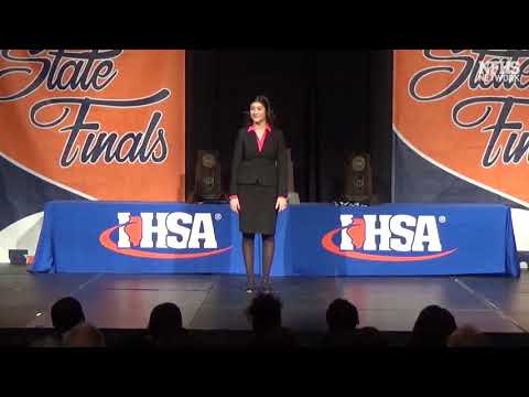 2019 IHSA IE - Special Occasion Speaking  (public)