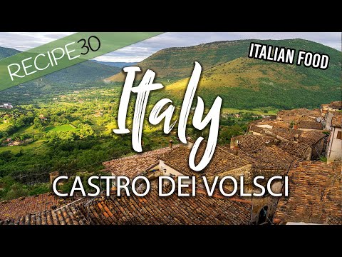 🇮🇹 Tour gastronômico italiano Castro Dei Volsci - Este lugar é realmente real ou estou em uma pintura