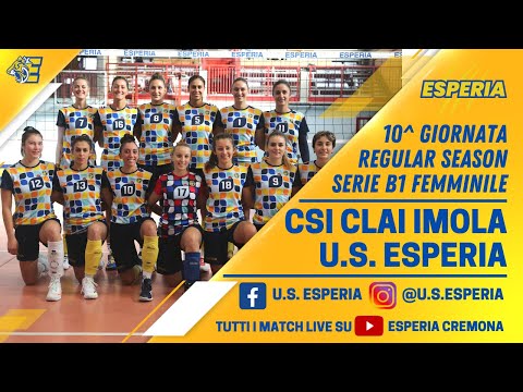 #SerieB1F LIVE - CSI Clai Imola vs U.S. Esperia