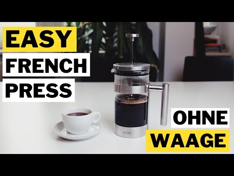 FRENCH PRESS ANLEITUNG OHNE WAAGE (James Hoffmann Style) #shorts