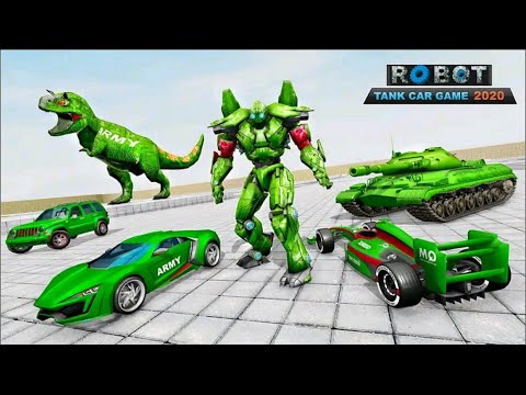 Army Tank Robot Dinosaur Game 21: Jeep Dino Robot Transformation - Android Gameplay
