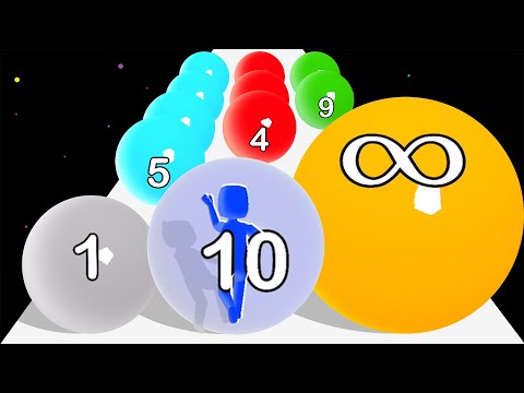 Merge Ball Race - INFINITY Ball Run 2048