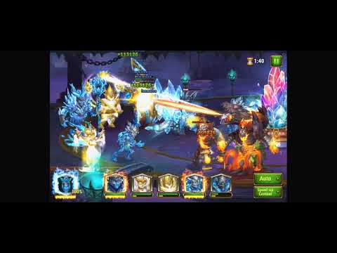 Titan Battle with Amon and Lyira in the Dungeon,hero wars