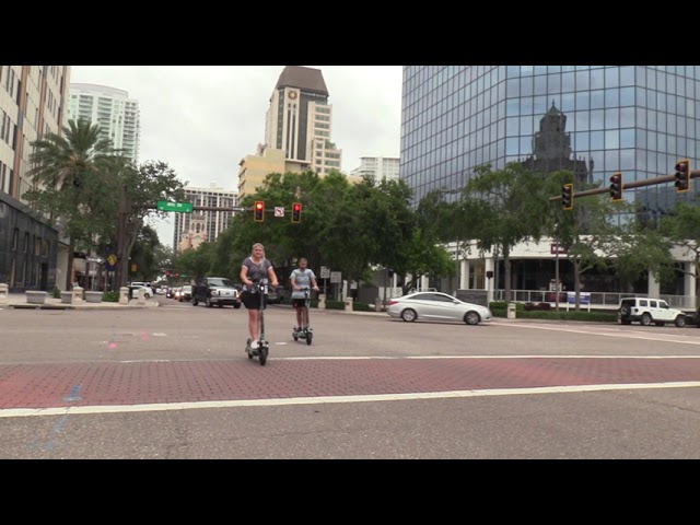 Paseo en Scooters en St.Pete