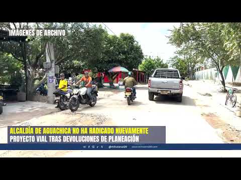 PROYECTO DE CALLE 16 SIGUE SIN AVANZAR EN AGUACHICA