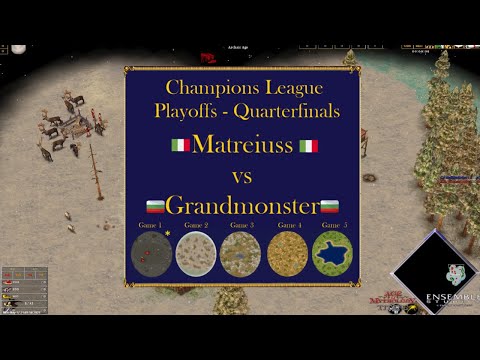 AoM Champions League Playoffs - Matreiuss vs Grandmonster - Quarterfinals