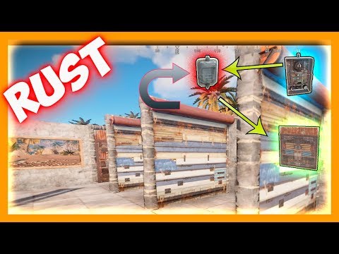 RUST - Автоматическое открытие дверей. Схема