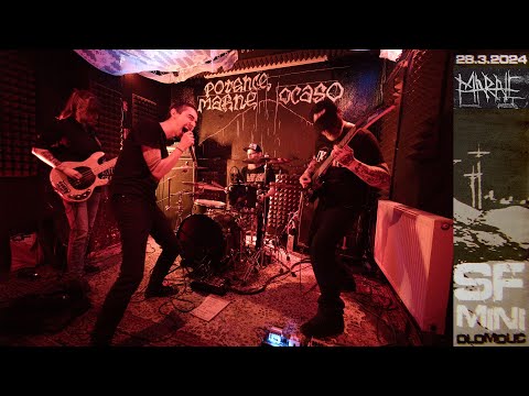 MARNE live at SF Mini Olomouc 28.3.24 (Grindcore crust hardcore punk blastbeats)