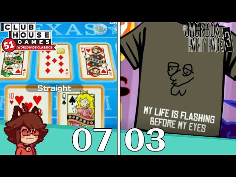 Clubhouse Games (Part 7), The Jackbox Party Pack 3 (Part 3) - Full Stream [Brawlcats]